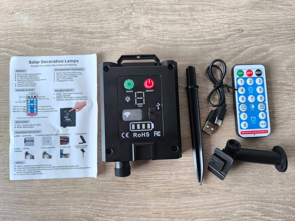 GUIRNALDA RECARGABLE SOLAR